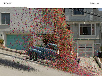 Sony Bravia bouncy balls wallpaper